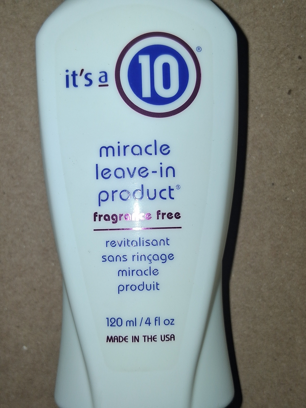 ITS A 10 Miracle Leave-In Product - Fragrance Free 4oz. Spray NEW